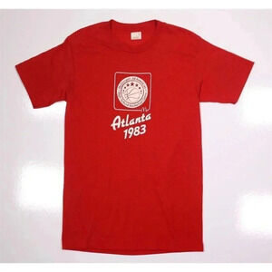 Vintage 1983 McDonald's All-American Basketball Tournament Atlanta T-Shirt Small